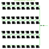 Alien Hydroponics EasyFeed 56 Pot 7 Row Kit