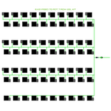 Alien Hydroponics EasyFeed 70 Pot 7 Row Kit