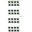 Alien Hydroponics EasyFeed 32 Pot 8 Row Kit