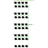 Alien Hydroponics EasyFeed 36 Pot 9 Row Kit