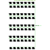 Alien Hydroponics EasyFeed 63 Pot 9 Row Kit