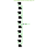 Alien Hydroponics EasyFeed 10 Pot 10 Row Kit