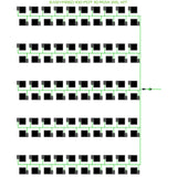 Alien Hydroponics EasyFeed 100 Pot 10 Row Kit