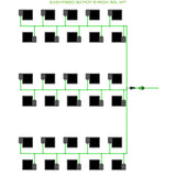 Alien Hydroponics EasyFeed 30 Pot 6 Row Kit