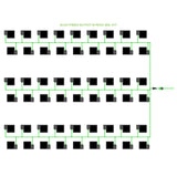 Alien Hydroponics EasyFeed 54 Pot 6 Row Kit