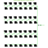 Alien Hydroponics EasyFeed 49 Pot 7 Row Kit