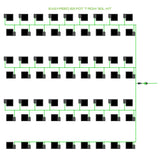 Alien Hydroponics EasyFeed 63 Pot 7 Row Kit