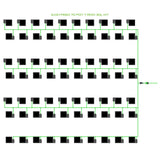 Alien Hydroponics EasyFeed 70 Pot 7 Row Kit