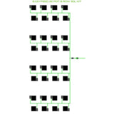 Alien Hydroponics EasyFeed 32 Pot 8 Row Kit