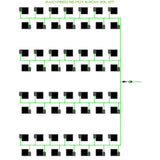 Alien Hydroponics EasyFeed 56 Pot 8 Row Kit