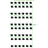 Alien Hydroponics EasyFeed 54 Pot 9 Row Kit