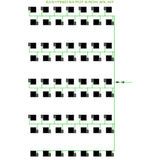 Alien Hydroponics EasyFeed 63 Pot 9 Row Kit