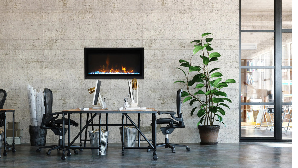 Amantii Panorama BI Extra Slim 40" Electric Fireplace BI-30-XTRASLIM