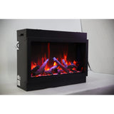 Amantii Panorama Deep & Extra Tall 40" Indoor/Outdoor Electric Fireplace BI-40-DEEP-XT