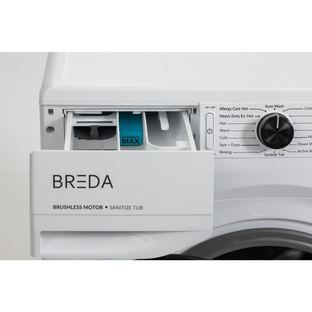 Breda 24" 17.6 lb Front Load Washer LUWM81400