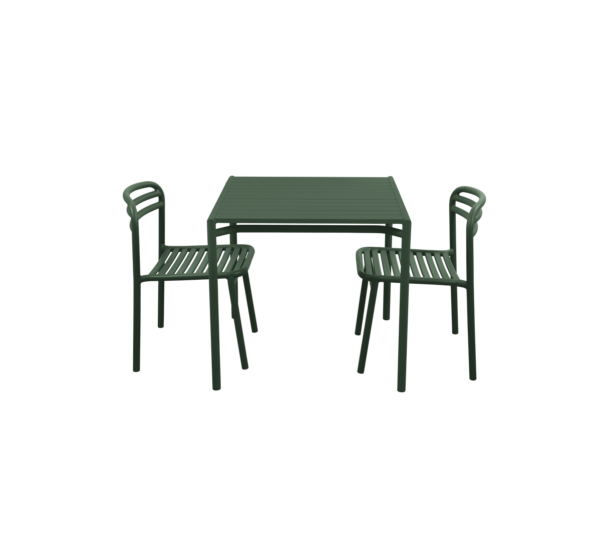 Bliss Dining Table with 2 Chairs Outdoor Dining Set