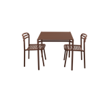 Bliss Dining Table with 2 Chairs Outdoor Dining Set