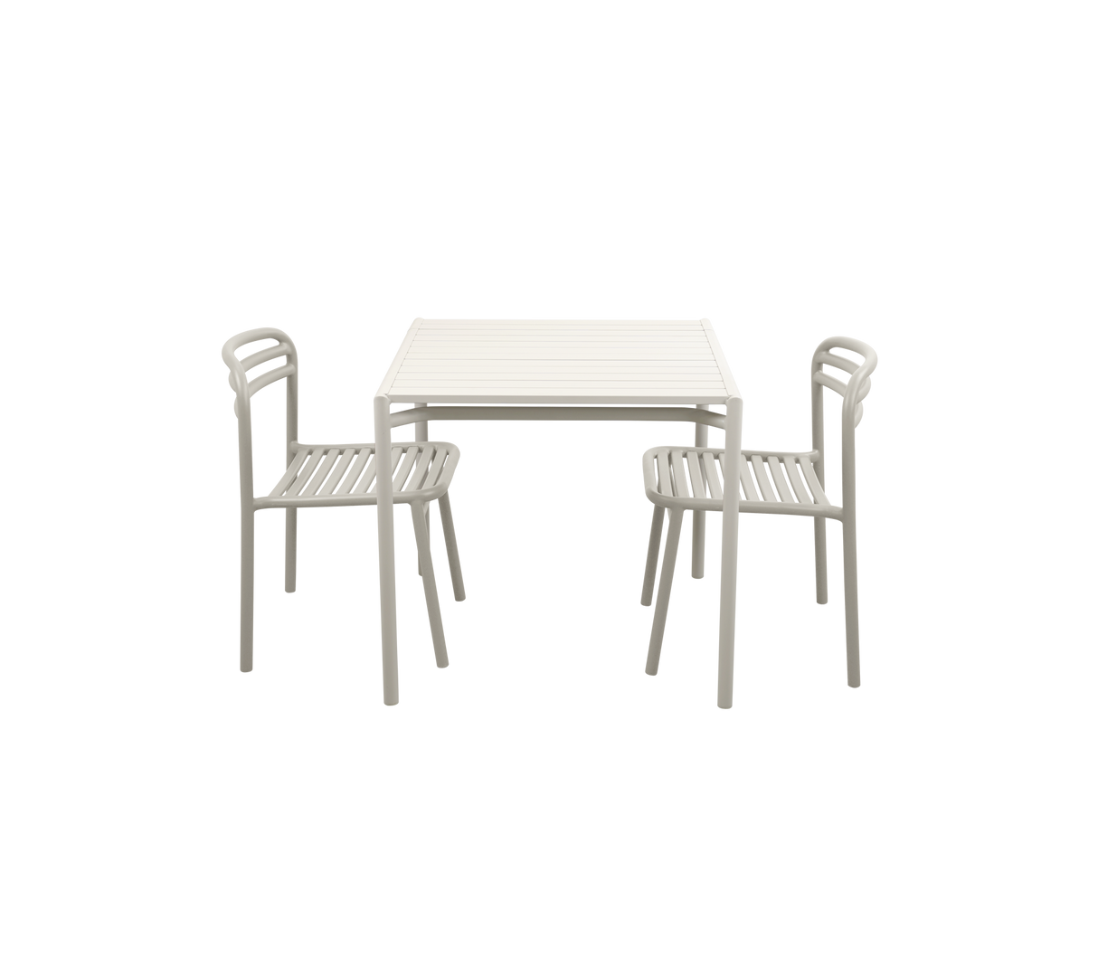 Bliss Dining Table with 2 Chairs Outdoor Dining Set