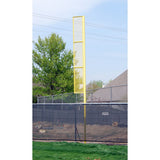 Gared Stadium Foul Pole 15′ In-Ground 3½″ O.D. Steel Yellow Powder-Coat Pair BSPole-15P