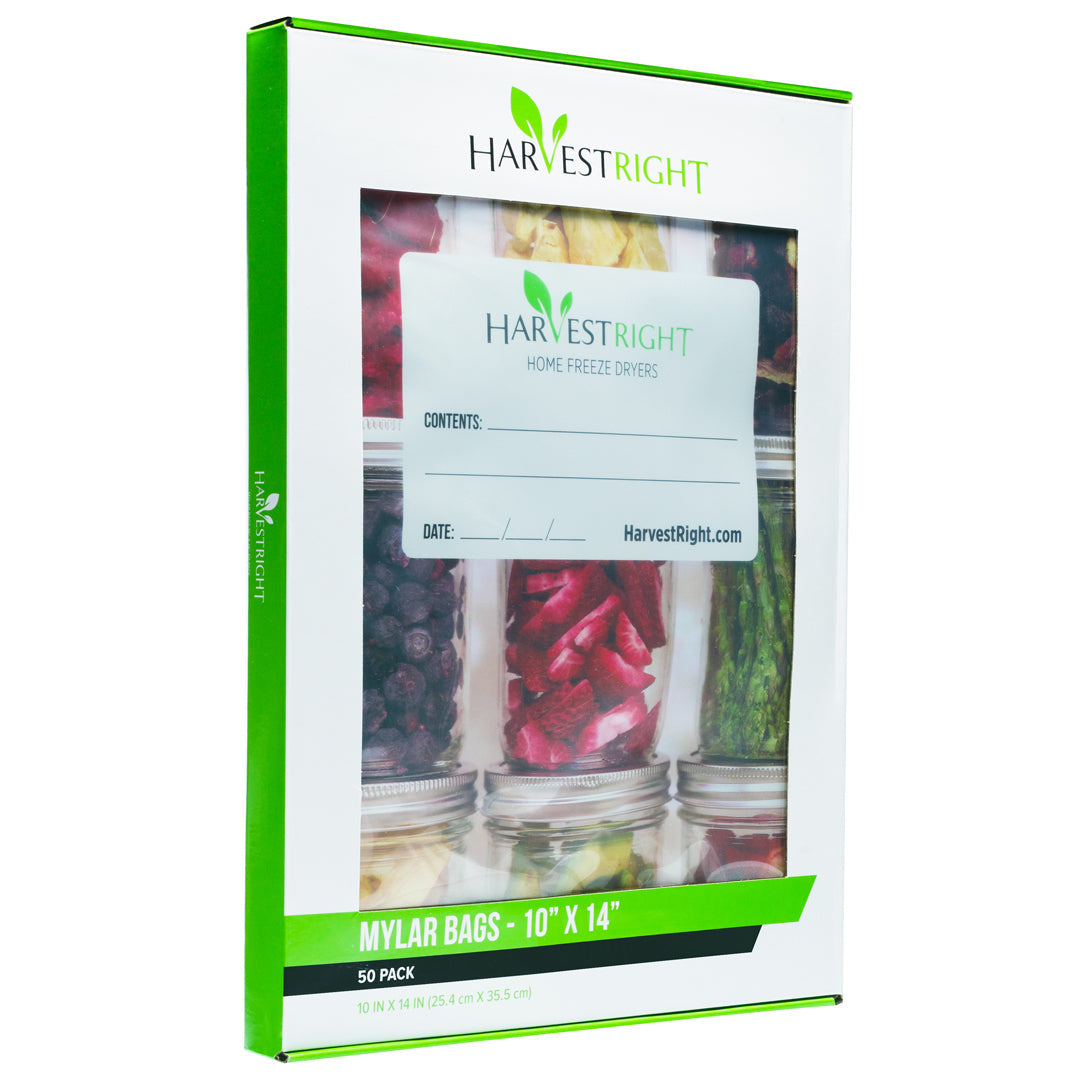 Harvest Right 50 Pack 10" x 14"  Mylar Bags