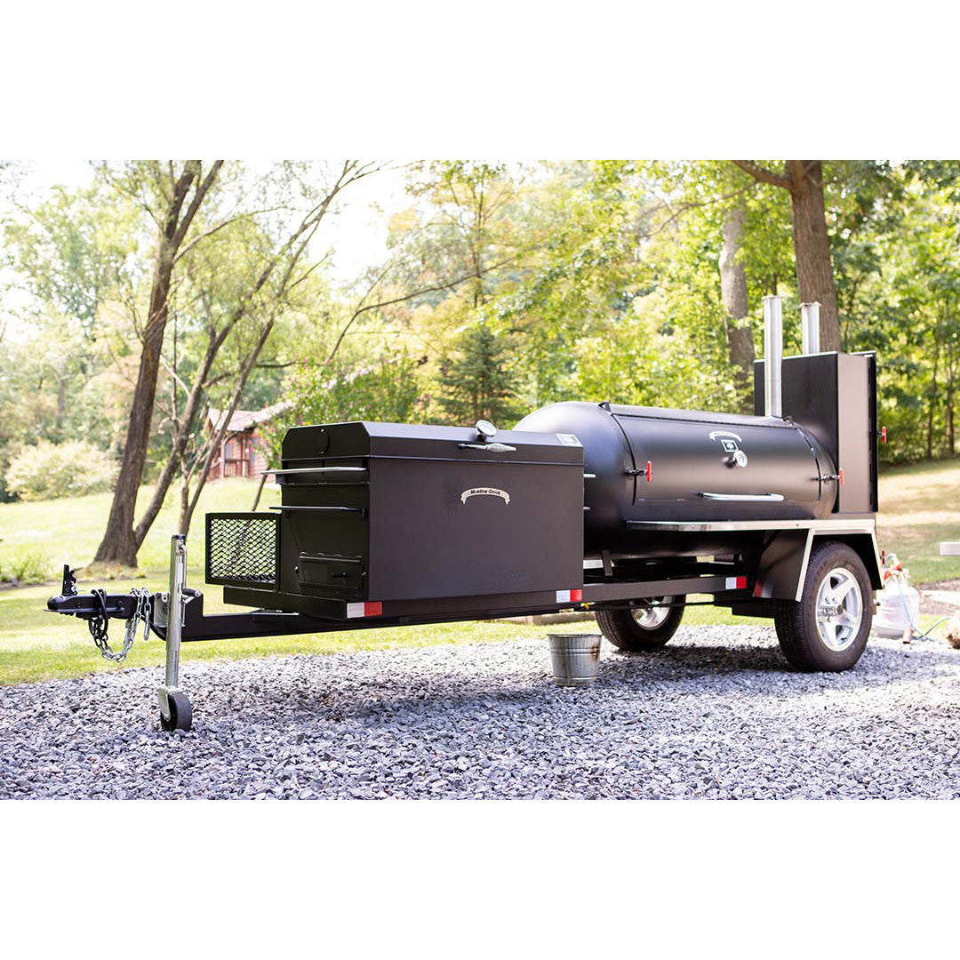 Meadow Creek TS250 Offset Tank Smoker and Trailer