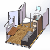 Chery Industrial Portable Office with Bedroom and Bathroom