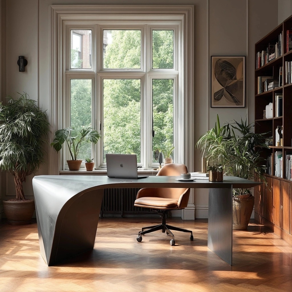 Carbon Designs The Buemont Office Desk - Polished