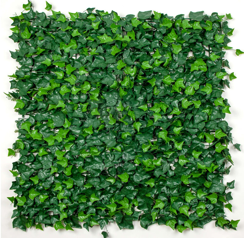 Designer Plants USA Artificial Boston Ivy Green Wall 40 x 40 Commercial Grade UV Resistant