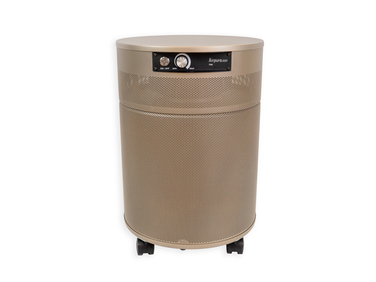 Living room with air purifier from Airpura Industrie