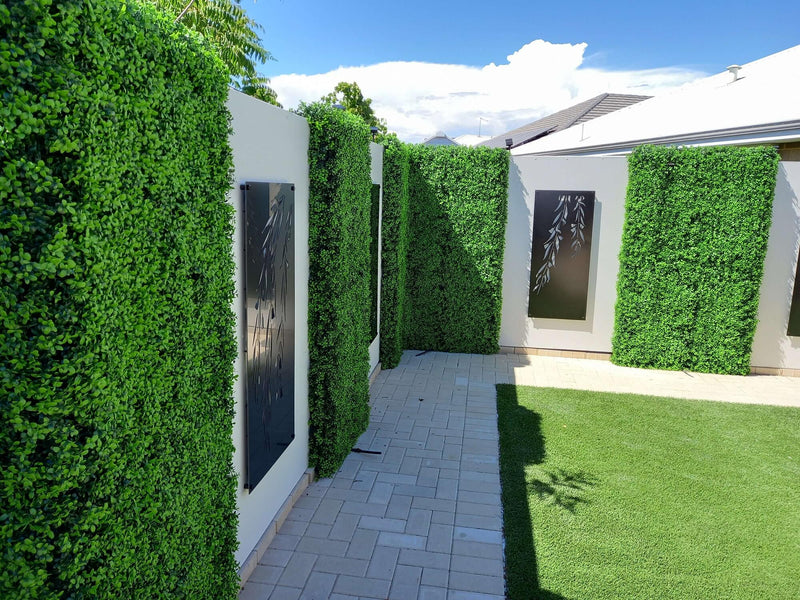 Designer Plants USA Premium Bright Artificial Boxwood Wall 40" x 40" Commercial Grade