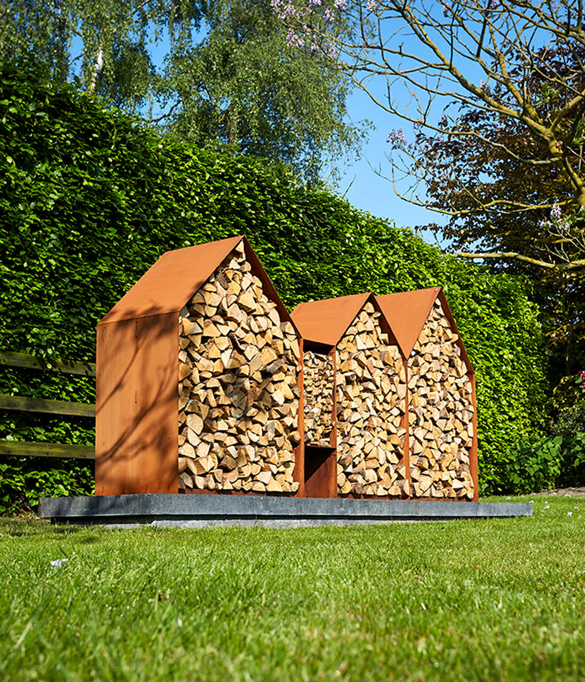 RB73 Bruges Outdoor Wood Storage Firewood Storage Rack 97563728