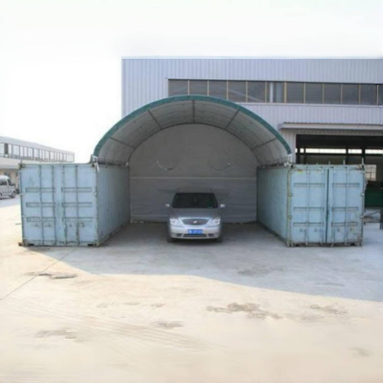 Chery Industrial 20x20 ft Container Shelter with Closed Back Panel