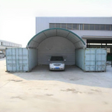 Chery Industrial 20x20 ft Container Shelter with Closed Back Panel