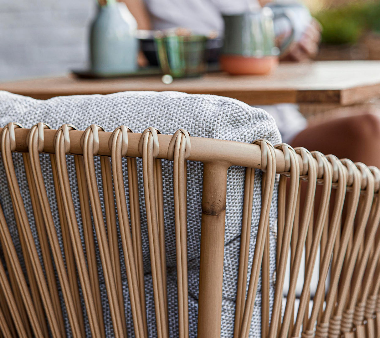 Ocean Stacking Woven Dining Armchair