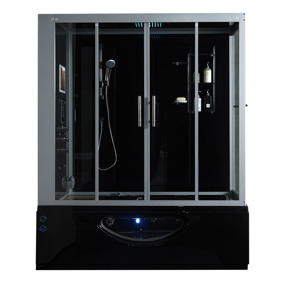 Maya Bath Platinum Catania-L 71″ × 38″ × 88″ Steam Shower