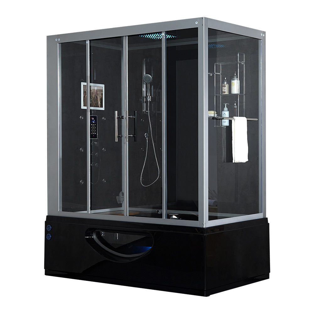 Maya Bath Platinum Catania-L 71″ × 38″ × 88″ Steam Shower