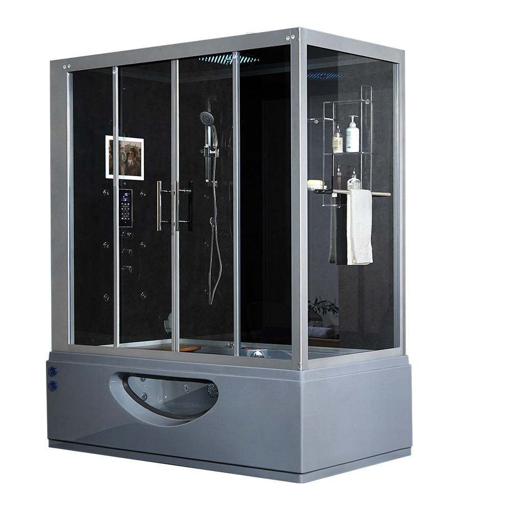 Maya Bath Platinum Catania-L 71″ × 38″ × 88″ Steam Shower
