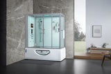 Maya Bath Platinum Catania-L 71″ × 38″ × 88″ Steam Shower