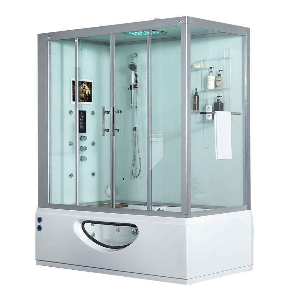 Maya Bath Platinum Catania-L 71″ × 38″ × 88″ Steam Shower