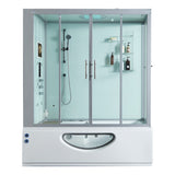 Maya Bath Platinum Catania-L 71″ × 38″ × 88″ Steam Shower