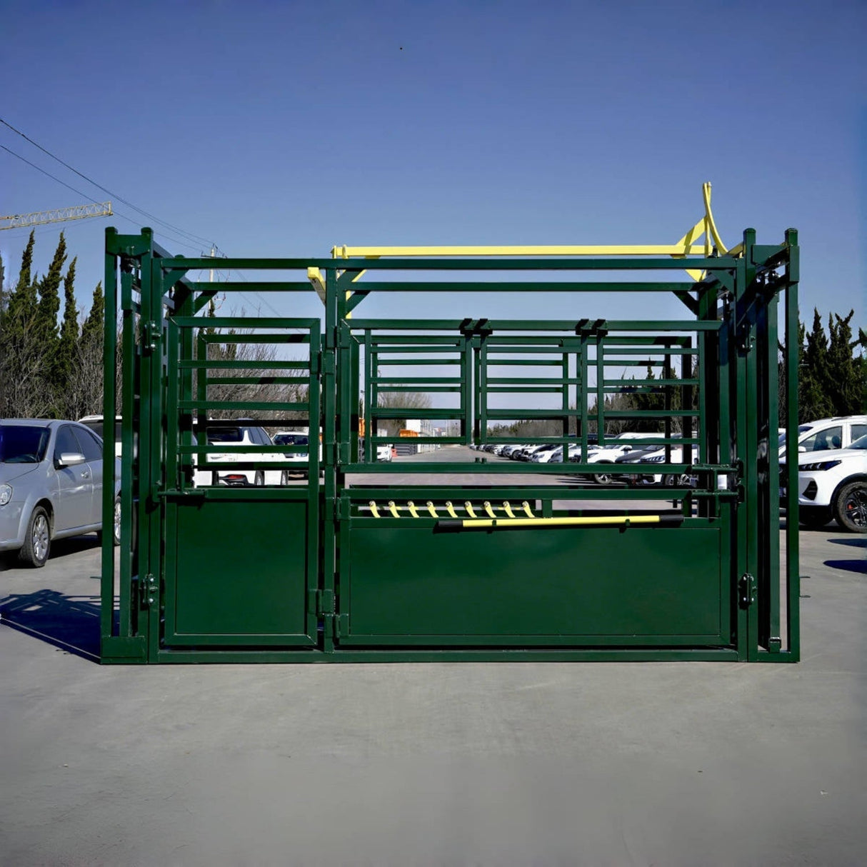Chery Industrial Cattle Work Chute Manual Headgate