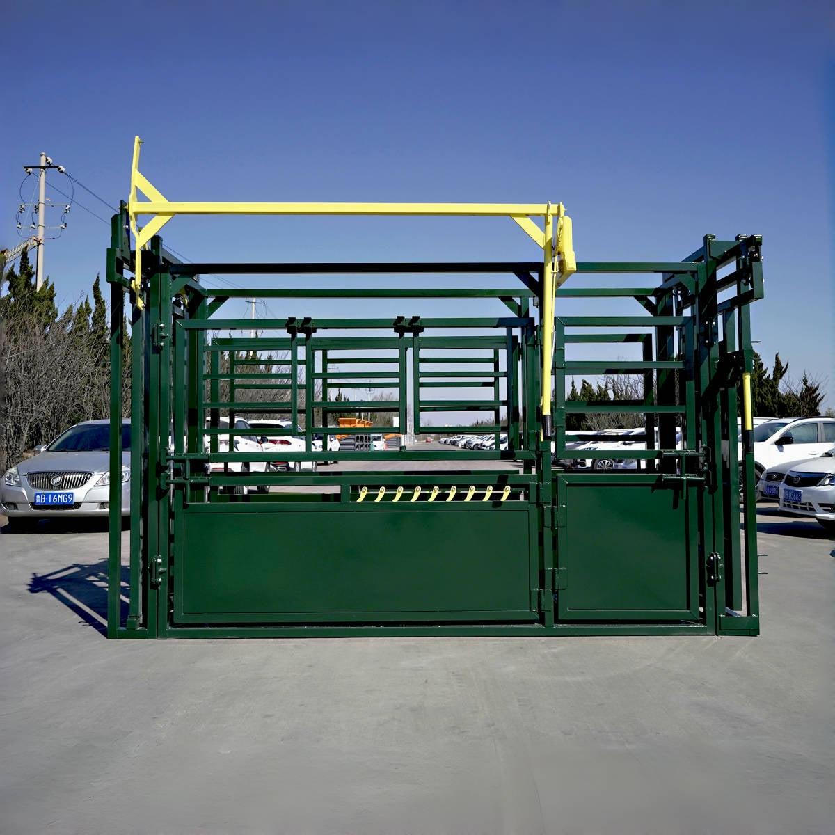 Chery Industrial Cattle Work Chute Manual Headgate