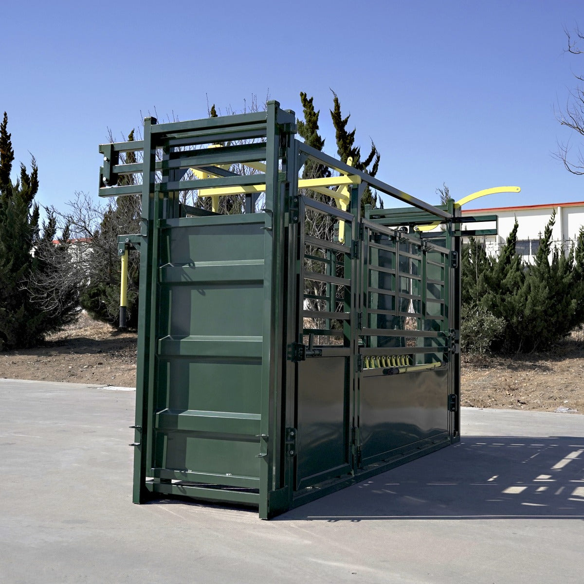 Chery Industrial Cattle Work Chute Manual Headgate