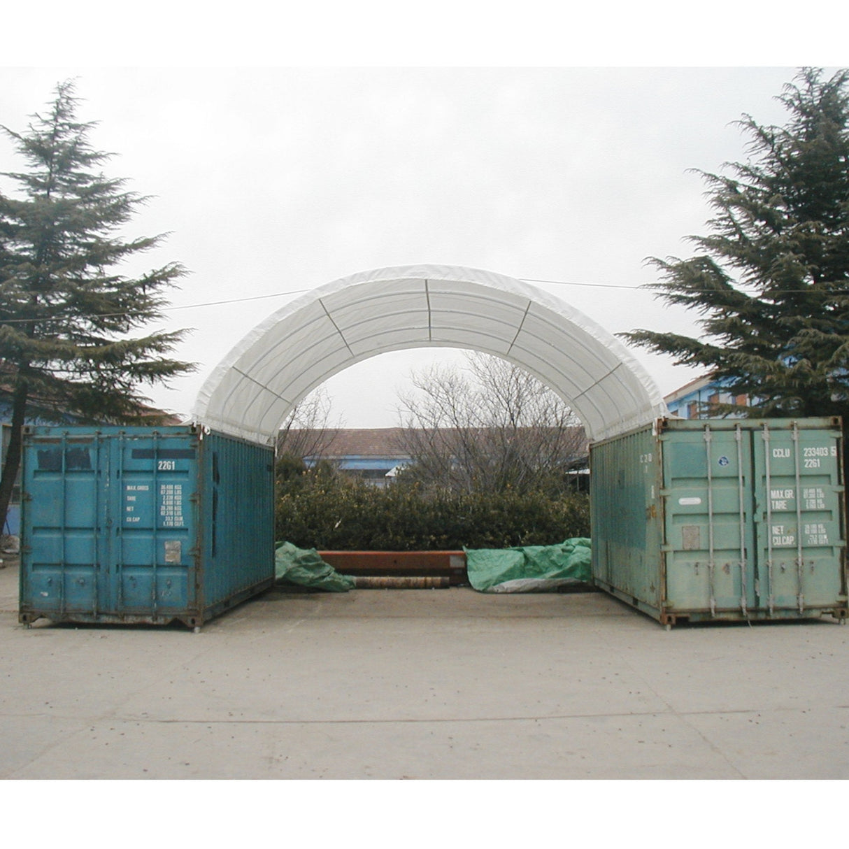 Chery Industrial C20 Series Container Shelter 20’ x 20’ Single Truss Canopy Shelter