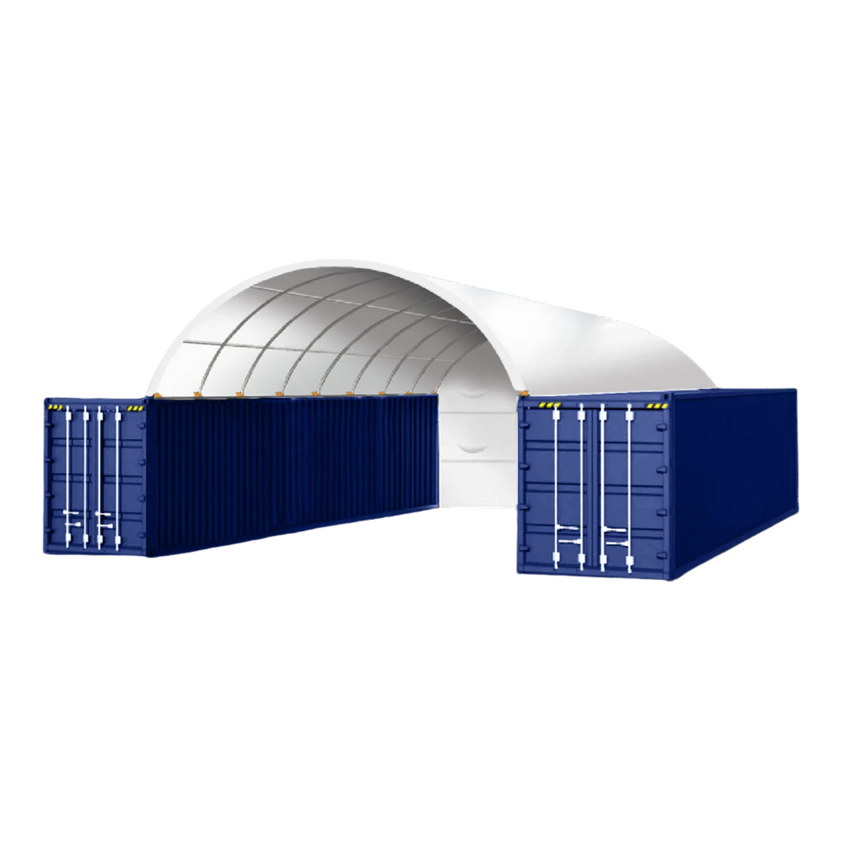 Chery Industrial 20x40 ft Container Shelter with Closed Back Panel