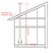 Cylindrical suspended glass wood burning fireplace Ash 2
