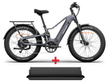 Himiway D5 2.0 Full Suspension Fat Tire Electric Bike 750W 48V 15Ah 26x4.0 Electric Mountain Bike