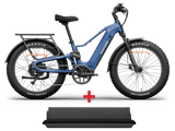 Himiway D5 2.0 Full Suspension Fat Tire Electric Bike 750W 48V 15Ah 26x4.0 Electric Mountain Bike