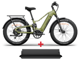 Himiway D5 2.0 Full Suspension Fat Tire Electric Bike 750W 48V 15Ah 26x4.0 Electric Mountain Bike
