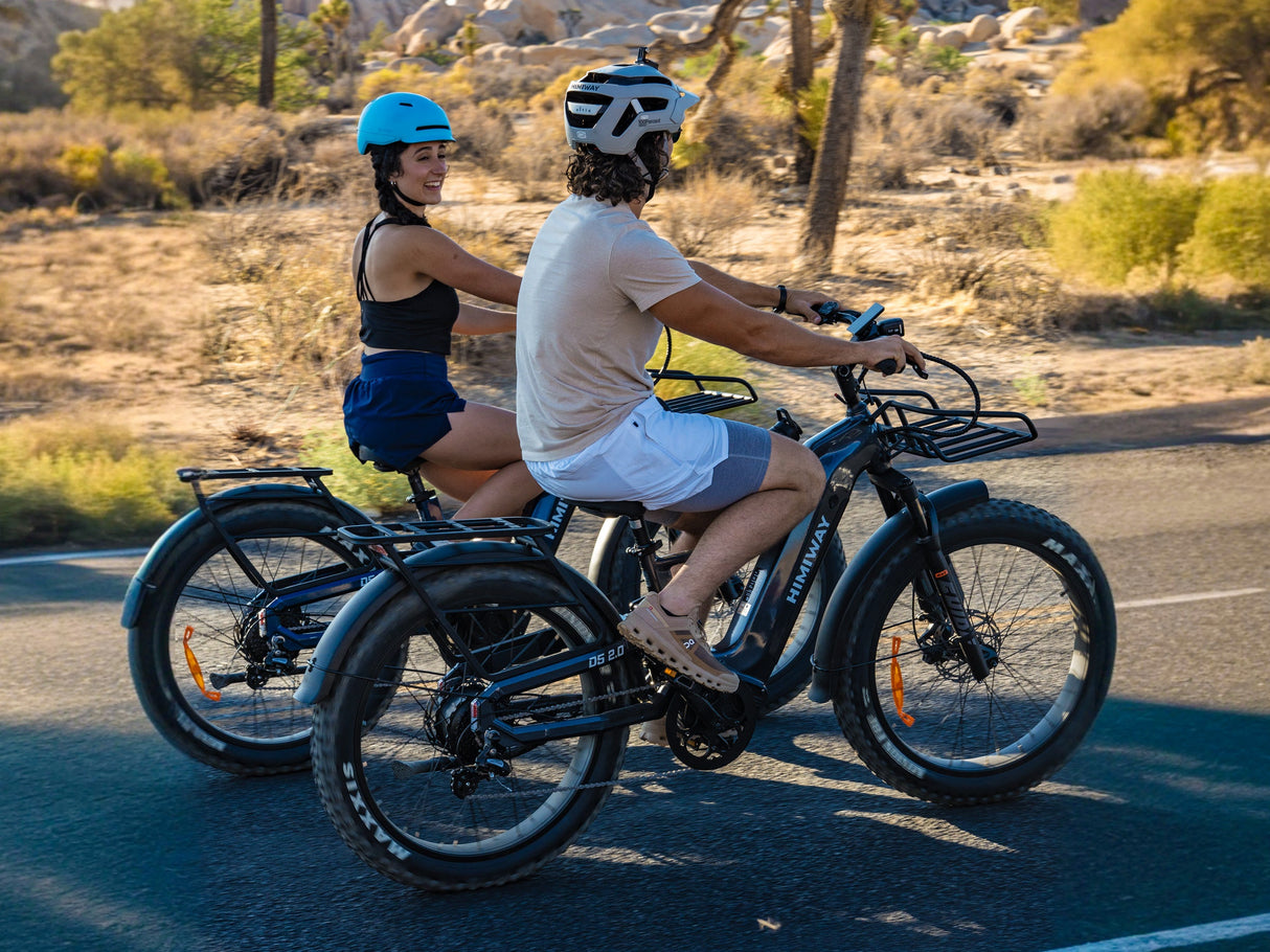 Himiway D5 2.0 Full Suspension Fat Tire Electric Bike 750W 48V 15Ah 26x4.0 Electric Mountain Bike